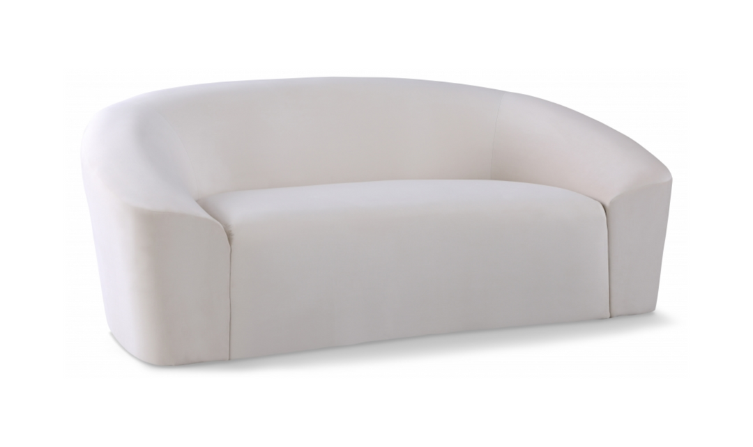 Meridian Furniture Riley 2-Seater Velvet Fabric Loveseat