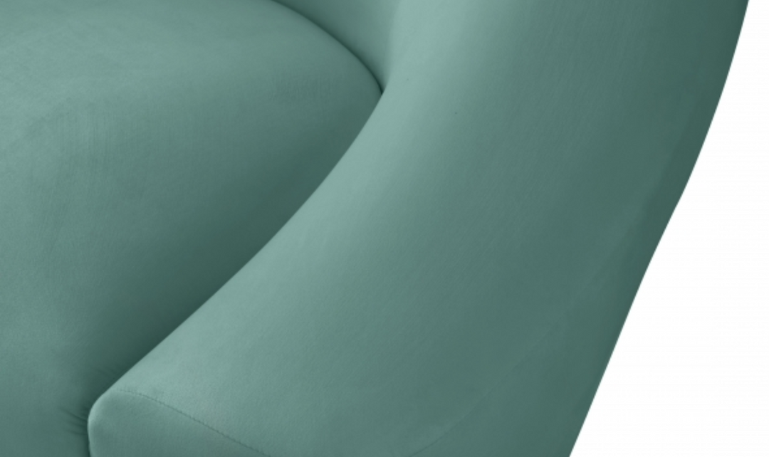 Meridian Furniture Riley 2-Seater Velvet Fabric Loveseat