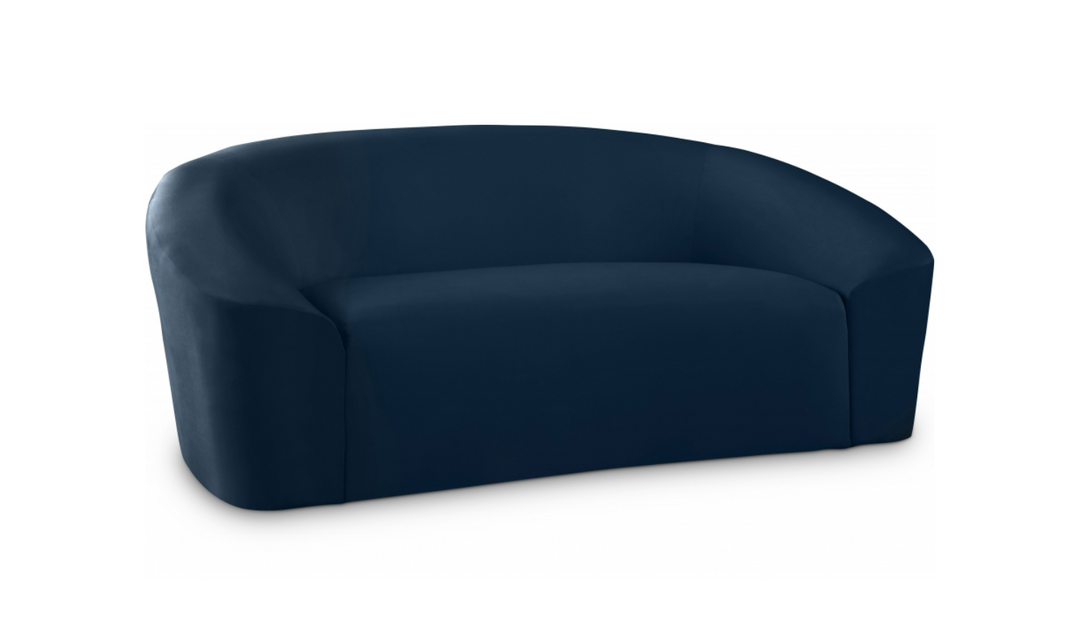 Meridian Furniture Riley 2-Seater Velvet Fabric Loveseat