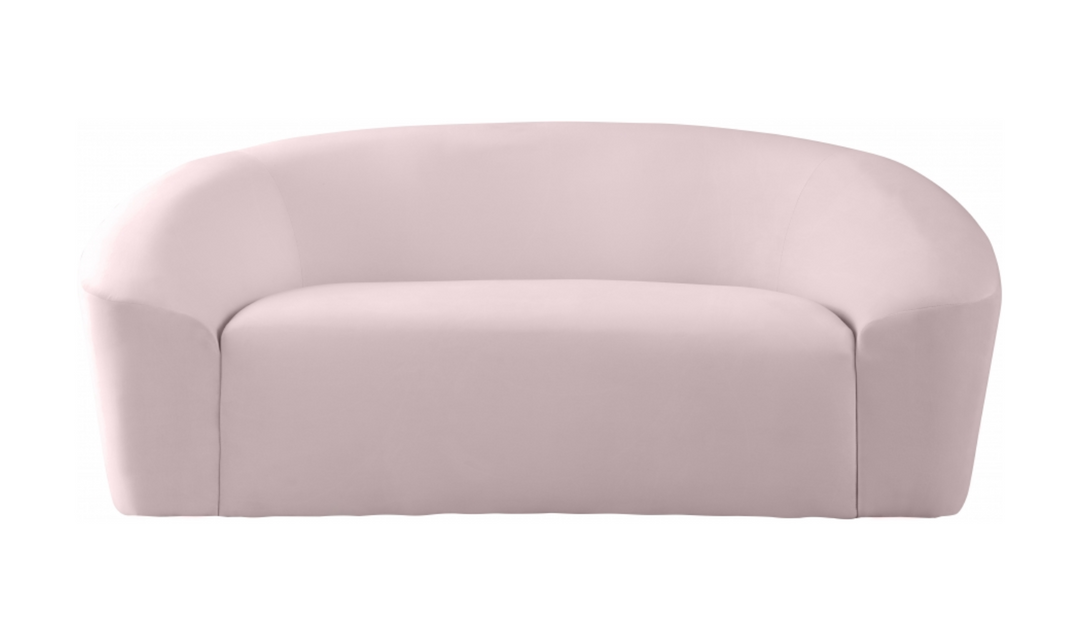 Meridian Furniture Riley 2-Seater Velvet Fabric Loveseat