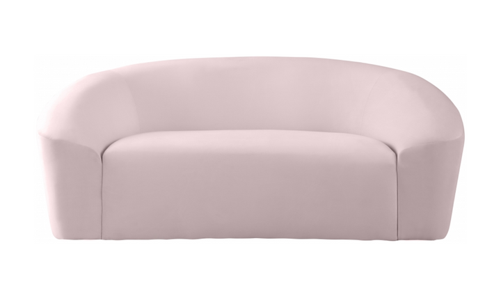 Meridian Furniture Riley 2-Seater Velvet Fabric Loveseat