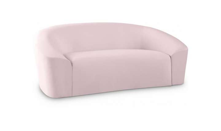 Meridian Furniture Riley 2-Seater Velvet Fabric Loveseat