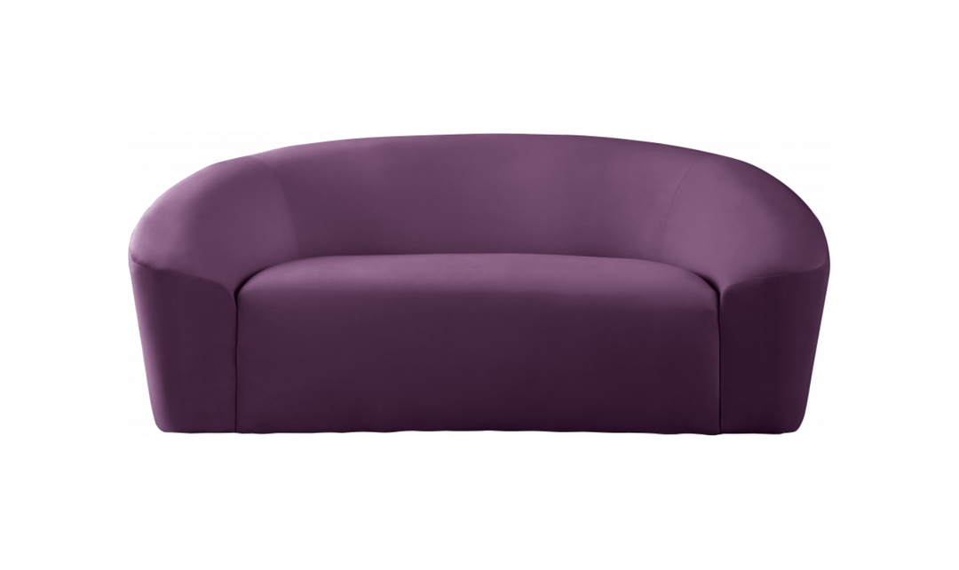 Meridian Furniture Riley 2-Seater Velvet Fabric Loveseat