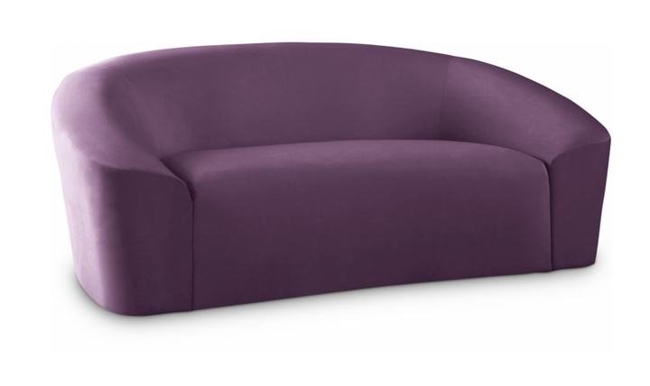 Meridian Furniture Riley 2-Seater Velvet Fabric Loveseat
