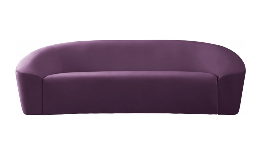 Meridian Furniture Riley 3-Seater Velvet Fabric Sofa