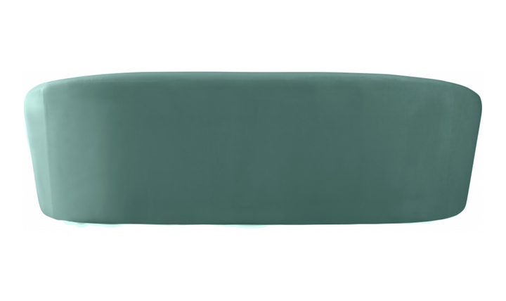 Meridian Furniture Riley 3-Seater Velvet Fabric Upholstered Sofa - Jennifer Furniture