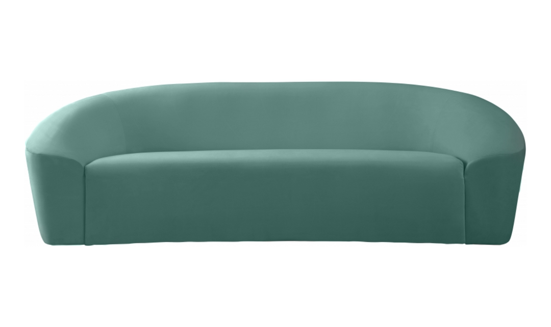 Meridian Furniture Riley 3-Seater Velvet Fabric Sofa