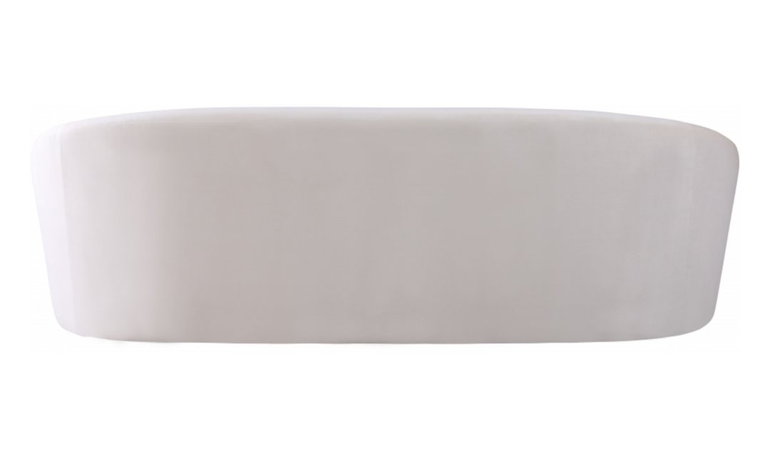 Meridian Furniture Riley 3-Seater Velvet Fabric Sofa