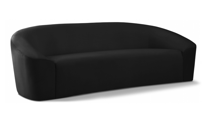 Meridian Furniture Riley 3-Seater Velvet Fabric Sofa
