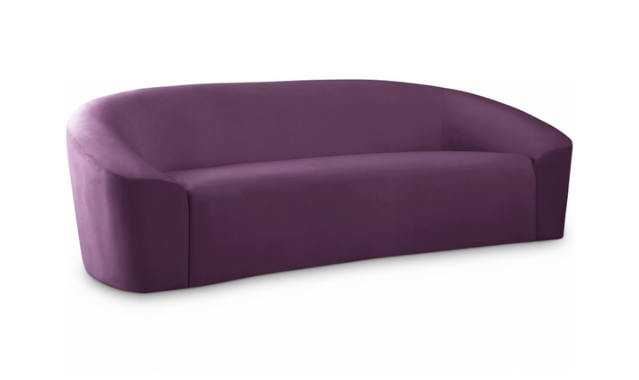 Meridian Furniture Riley 3-Seater Velvet Fabric Sofa