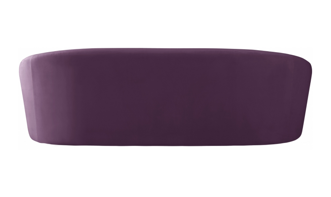 Meridian Furniture Riley 3-Seater Velvet Fabric Sofa