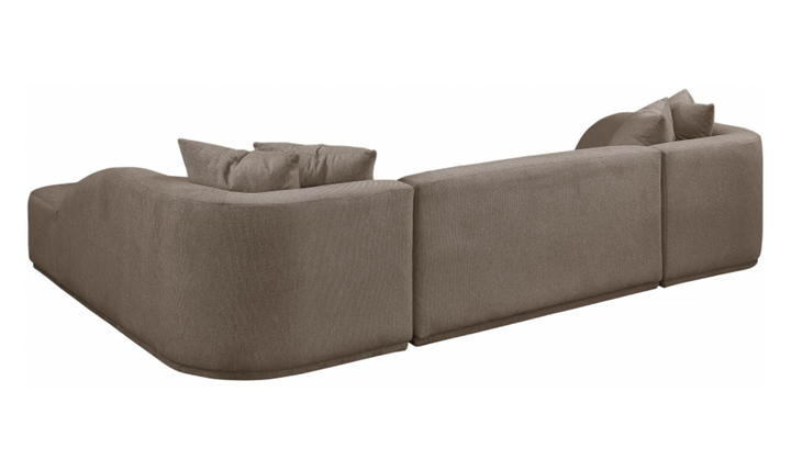 Meridian Furniture Rita Fabric Upholstered 3pc. Sectional Sofa