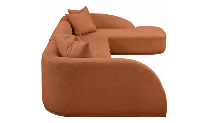 Meridian Furniture Rita Fabric Upholstered 3pc. Sectional Sofa