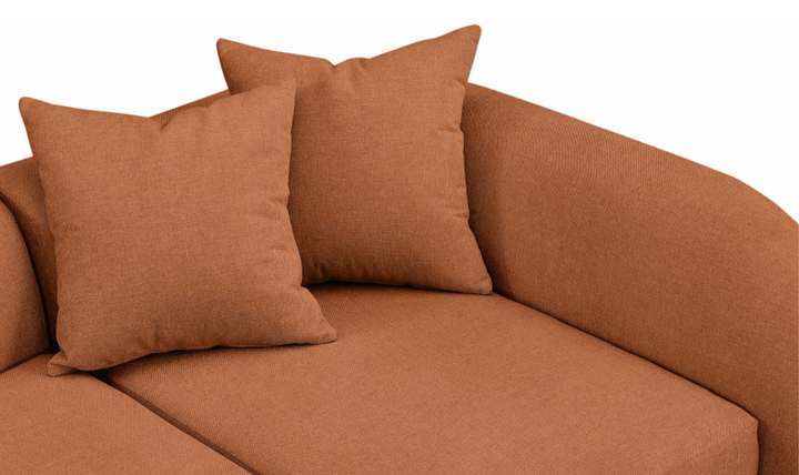 Meridian Furniture Rita Fabric Upholstered 3pc. Sectional Sofa