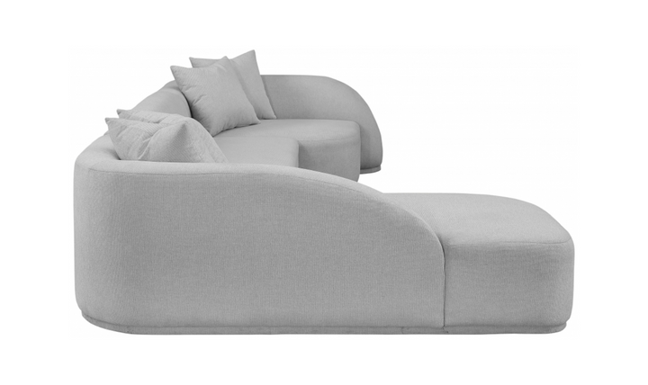 Meridian Furniture Rita Fabric Upholstered 3pc. Sectional Sofa