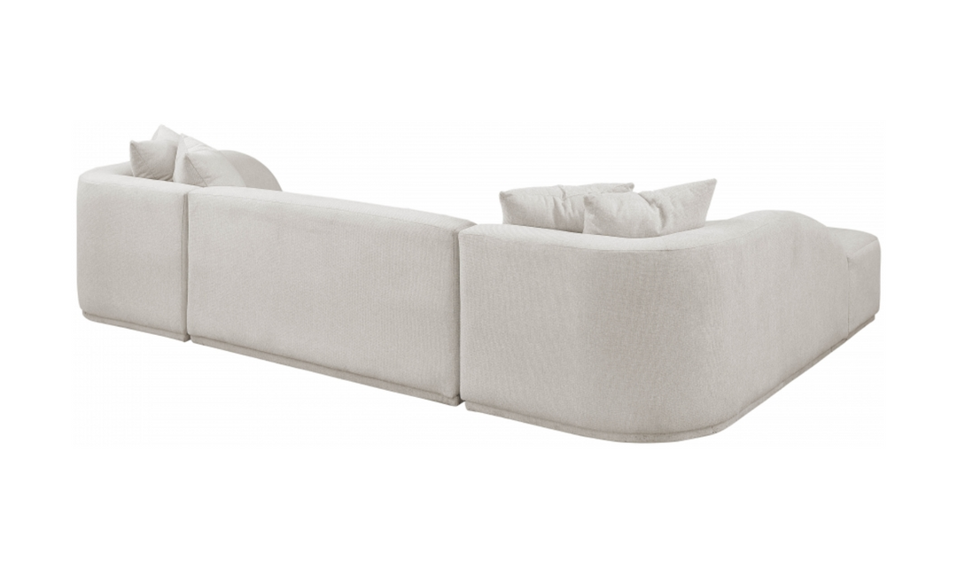 Meridian Furniture Rita Fabric Upholstered 3pc. Sectional Sofa