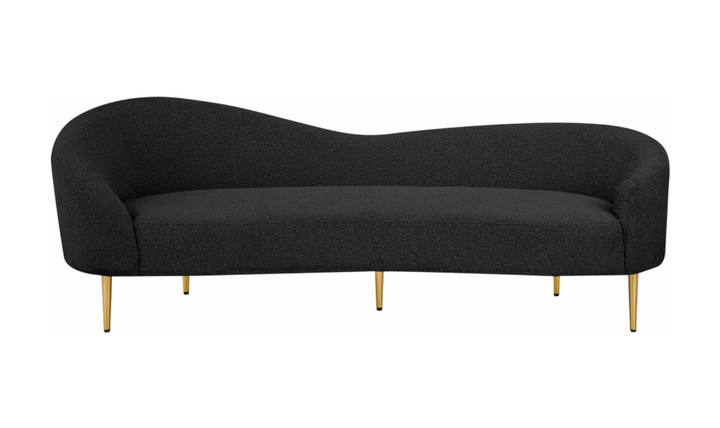 Meridian Furniture Ritz 3-Seater Boucle Fabric Sofa