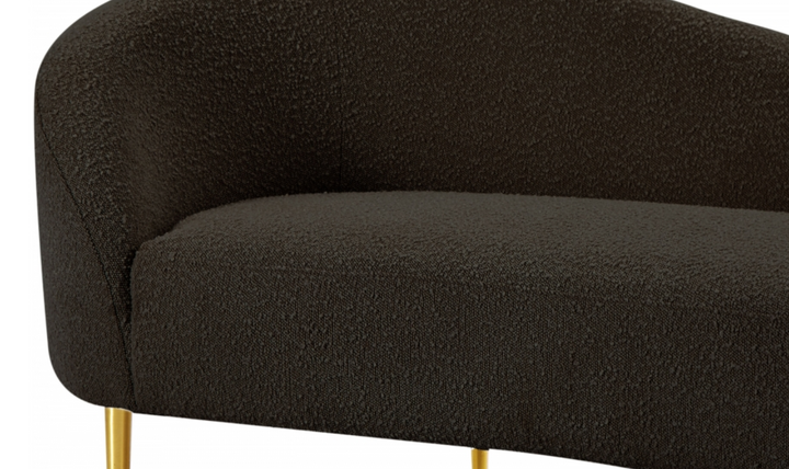 Meridian Furniture Ritz 3-Seater Boucle Fabric Sofa