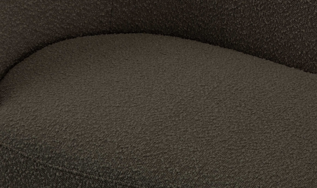 Meridian Furniture Ritz 3-Seater Boucle Fabric Sofa