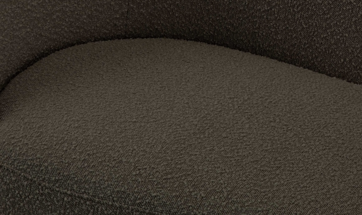 Meridian Furniture Ritz 3-Seater Boucle Fabric Sofa