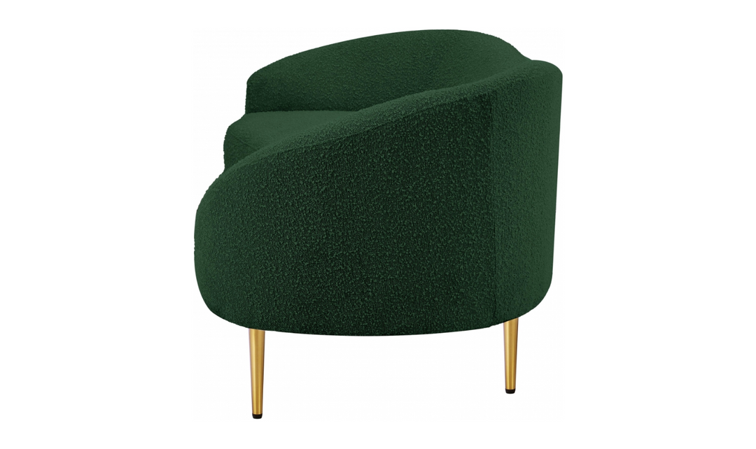 Meridian Furniture Ritz 3-Seater Boucle Fabric Upholstered Sofa-Jennifer Furniture