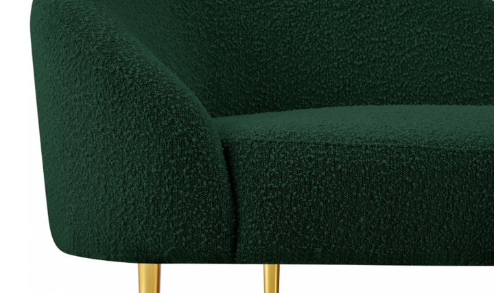 Meridian Furniture Ritz 3-Seater Boucle Fabric Upholstered Sofa-Jennifer Furniture
