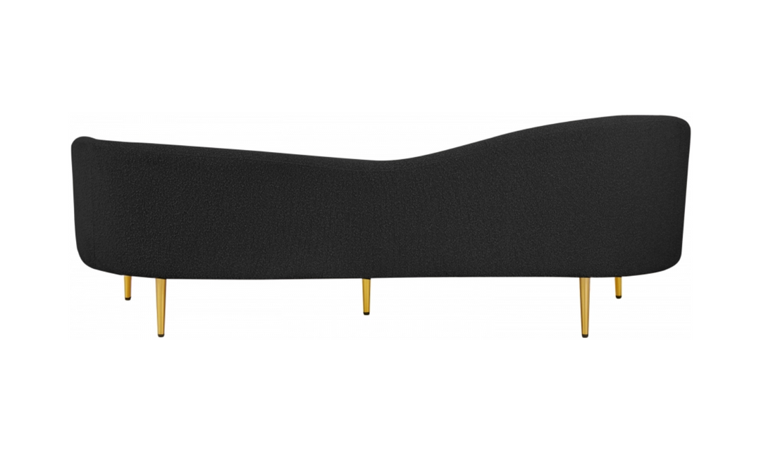 Meridian Furniture Ritz 3-Seater Boucle Fabric Upholstered Sofa-Jennifer Furniture