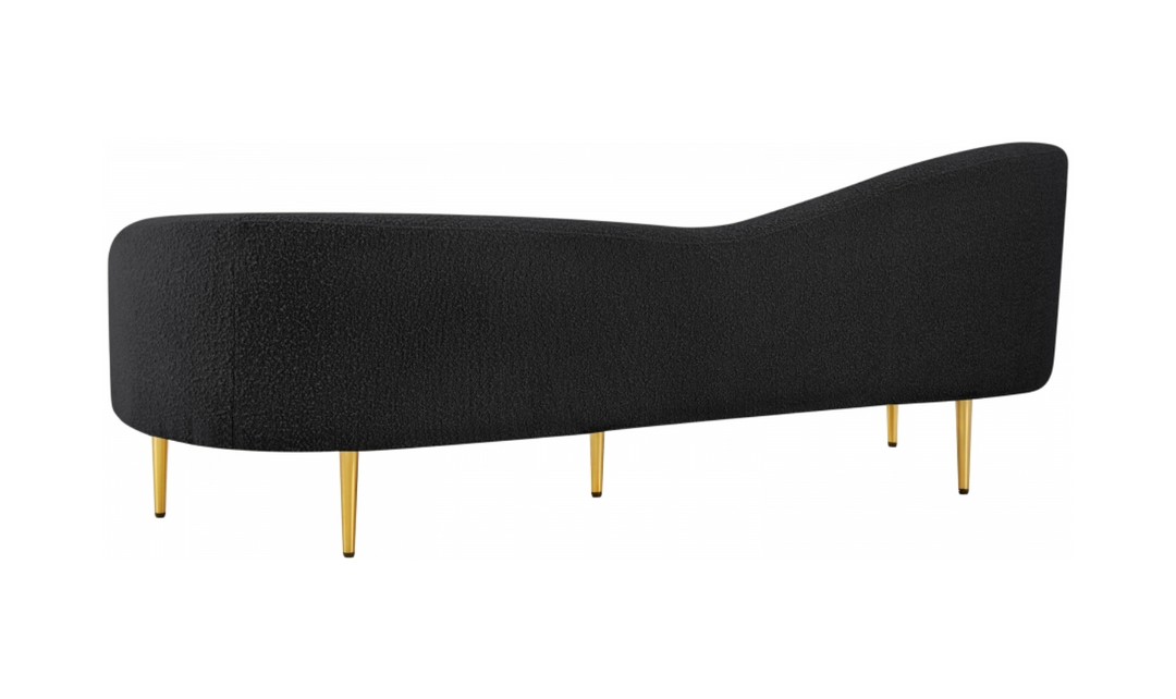 Meridian Furniture Ritz 3-Seater Boucle Fabric Upholstered Sofa-Jennifer Furniture