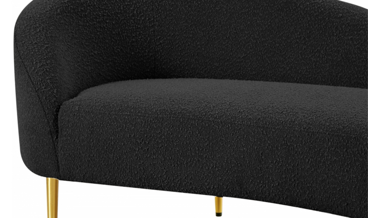 Meridian Furniture Ritz 3-Seater Boucle Fabric Upholstered Sofa-Jennifer Furniture