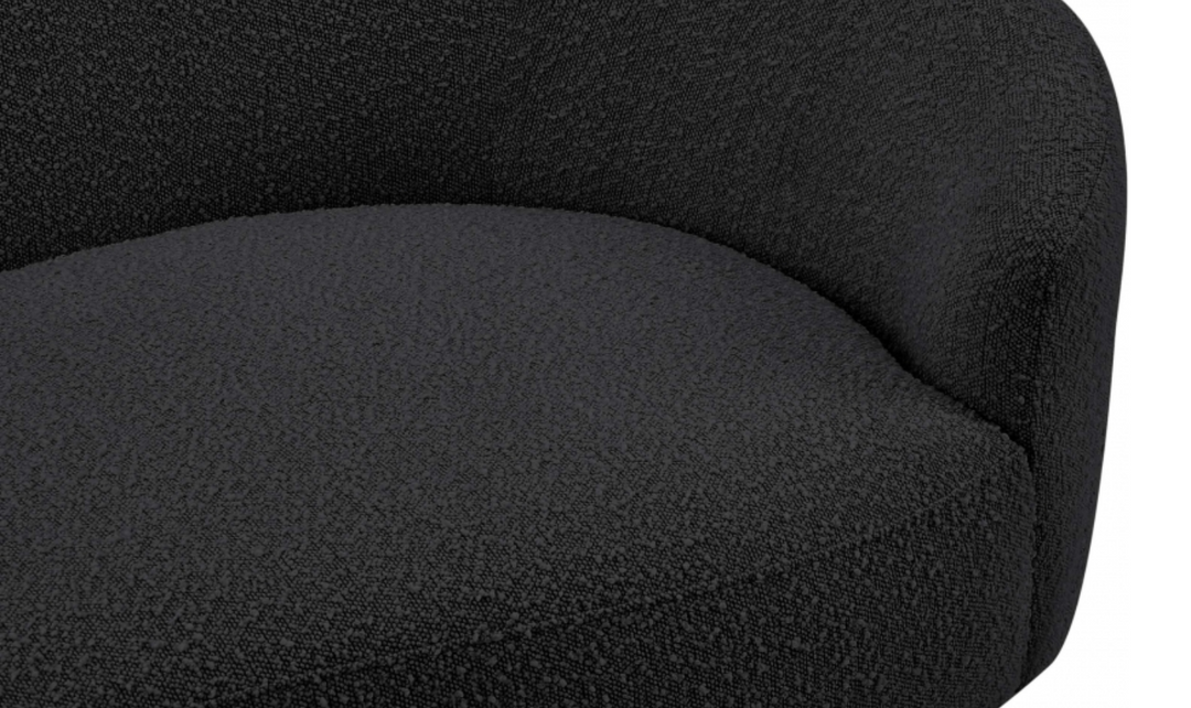 Meridian Furniture Ritz 3-Seater Boucle Fabric Upholstered Sofa-Jennifer Furniture