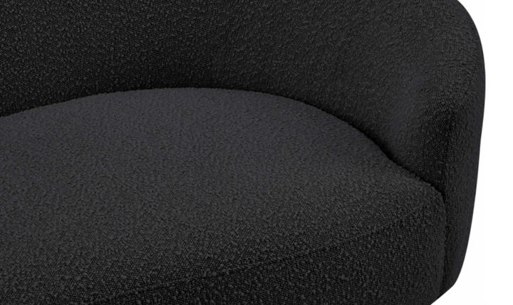 Meridian Furniture Ritz 3-Seater Boucle Fabric Upholstered Sofa-Jennifer Furniture