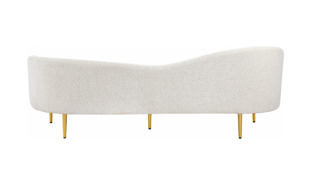 Meridian Furniture Ritz 3-Seater Boucle Fabric Sofa