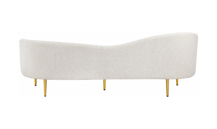 Meridian Furniture Ritz 3-Seater Boucle Fabric Sofa