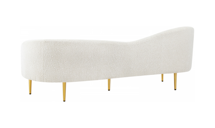 Meridian Furniture Ritz 3-Seater Boucle Fabric Sofa