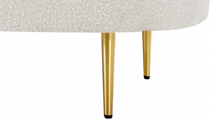 Meridian Furniture Ritz 3-Seater Boucle Fabric Sofa