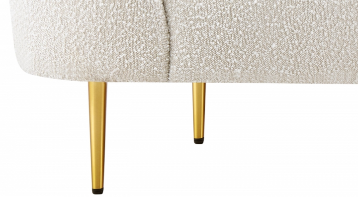 Meridian Furniture Ritz 3-Seater Boucle Fabric Sofa