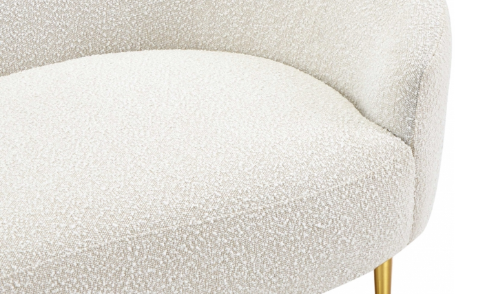 Meridian Furniture Ritz 3-Seater Boucle Fabric Sofa