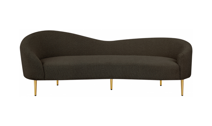 Meridian Furniture Ritz 3-Seater Boucle Fabric Sofa