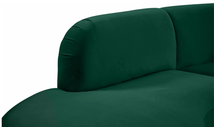 Meridian Furniture Rosa Velvet Upholstered 3pc.-Sectional Sofa-Jennifer Furniture
