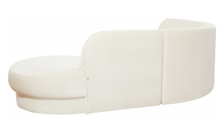 Meridian Furniture Rosa Velvet Upholstered 3pc.-Sectional Sofa