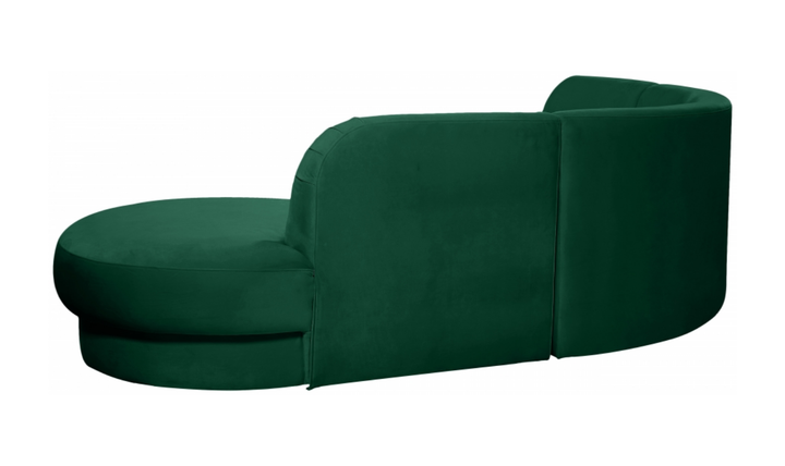 Meridian Furniture Rosa Velvet Upholstered 3pc.-Sectional Sofa