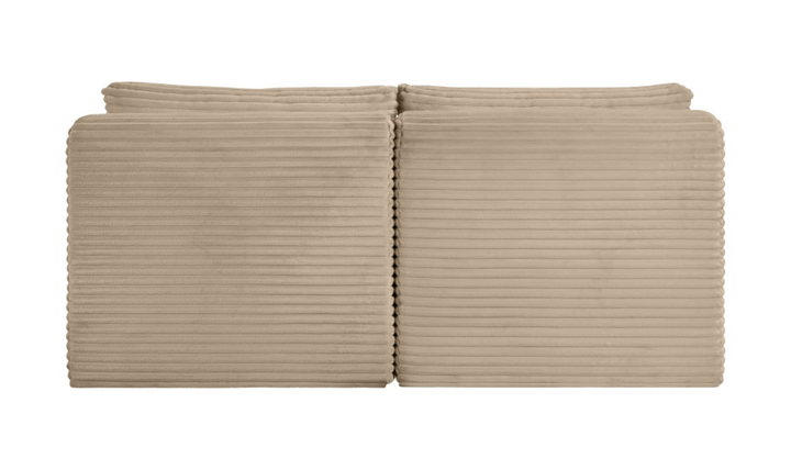 Meridian Furniture Shaggy Corduroy Performance Fabric Armless Modular Loveseat