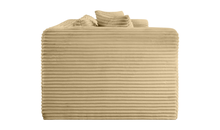 Meridian Furniture Shaggy Corduroy Performance Fabric Modular Loveseat