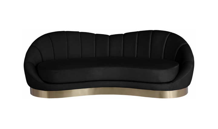 Meridian Furniture Shelly Velvet Upholstered Sofa