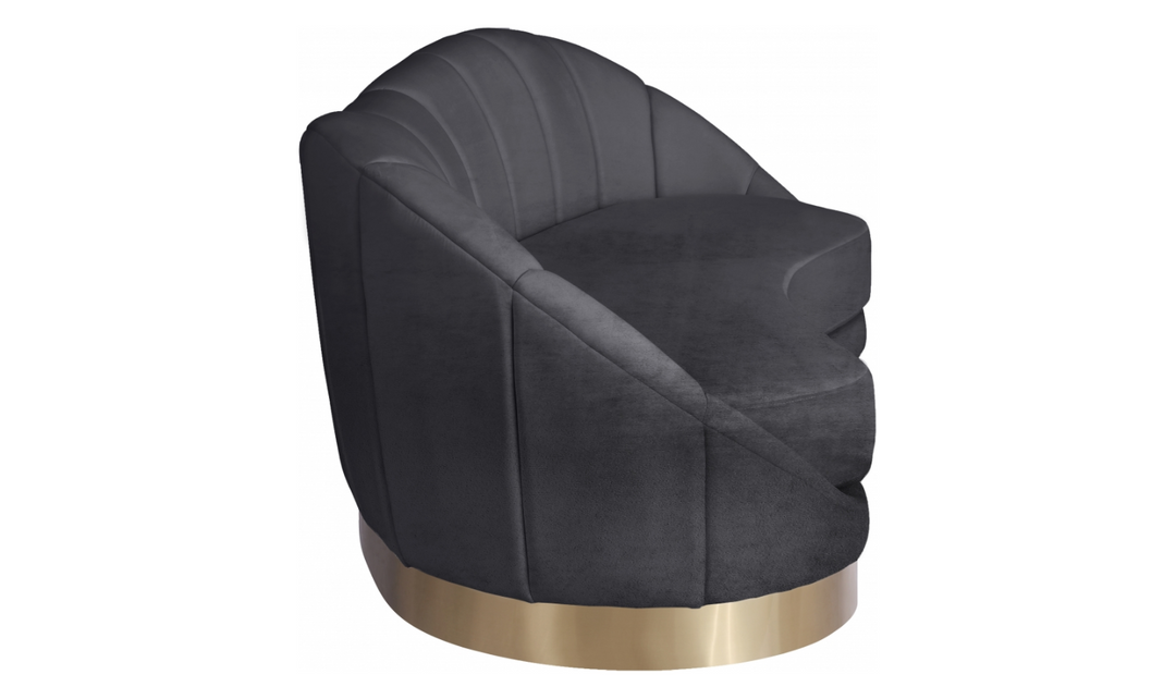 Meridian Furniture Shelly Velvet Upholstered Sofa