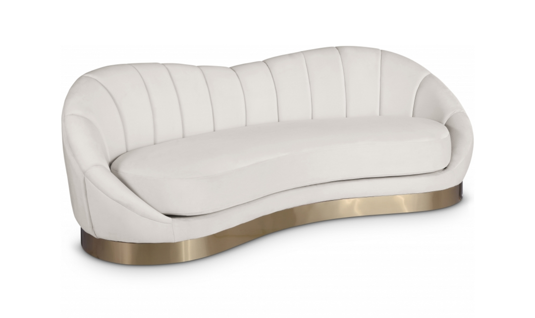 Meridian Furniture Shelly Velvet Upholstered Sofa-Jennifer Furniture