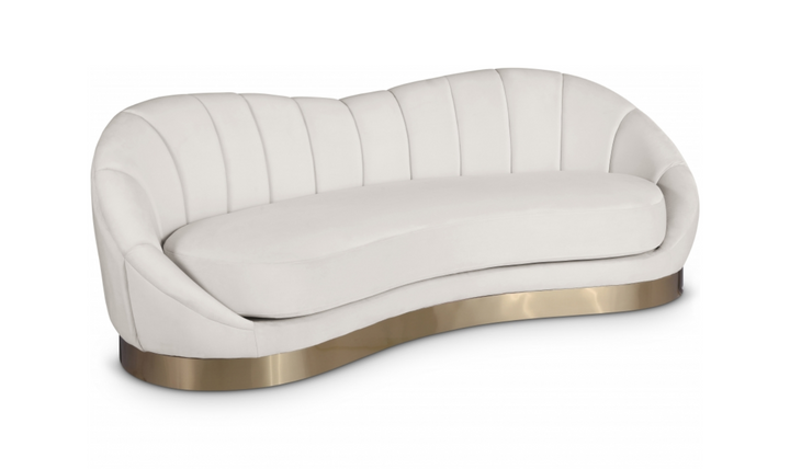 Meridian Furniture Shelly Velvet Upholstered Sofa-Jennifer Furniture