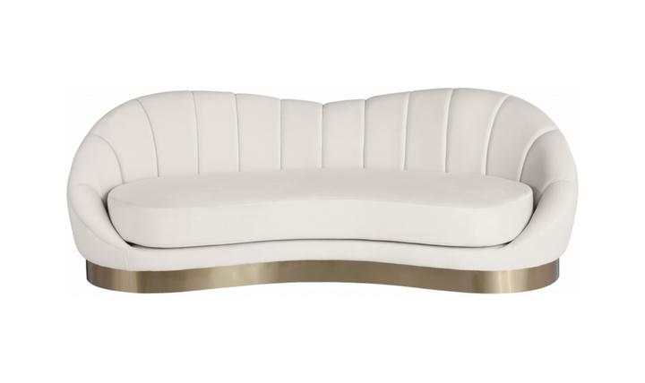 Meridian Furniture Shelly Velvet Upholstered Sofa-Jennifer Furniture