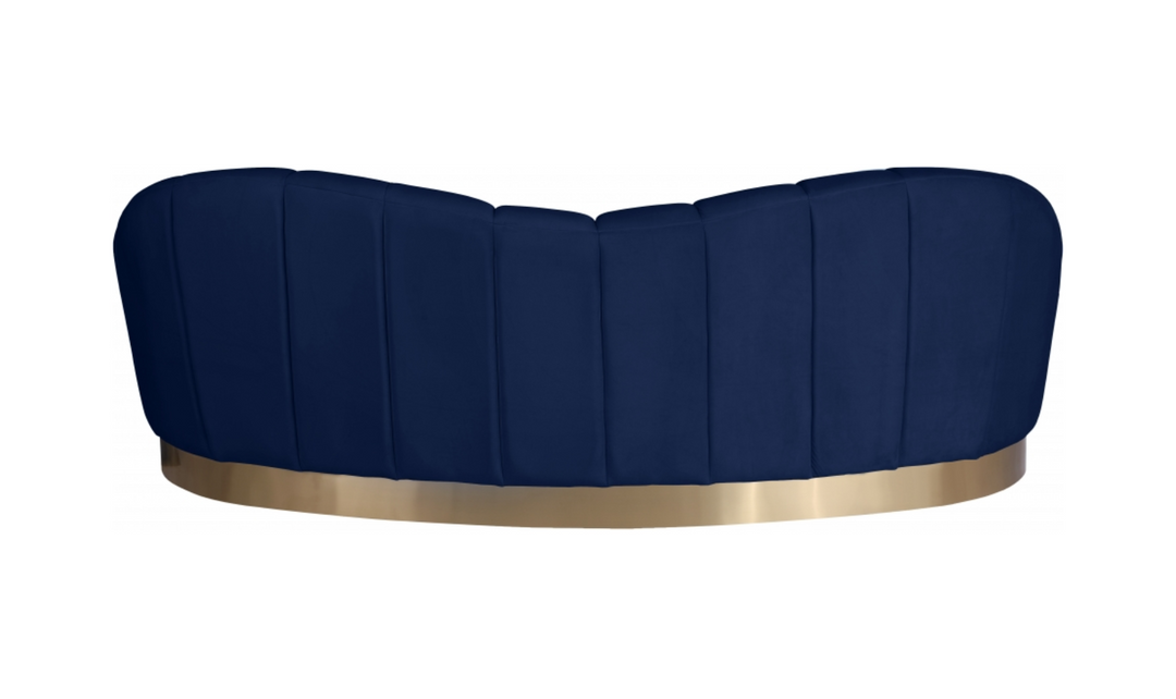 Meridian Furniture Shelly Velvet Upholstered Sofa-Jennifer Furniture