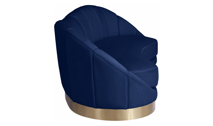 Meridian Furniture Shelly Velvet Upholstered Sofa